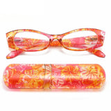 Lunettes de lecture pour presbyte à Motif floral - Étuit OFFERT
