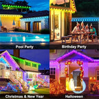 Ruban LED d'Extérieur Waterproof RVB avec Télécommande - Spécial Fête