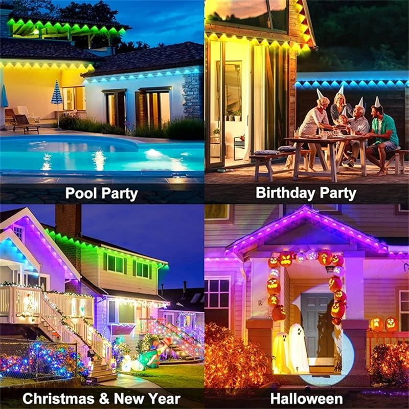 Ruban LED d'Extérieur Waterproof RVB avec Télécommande - Spécial Fête