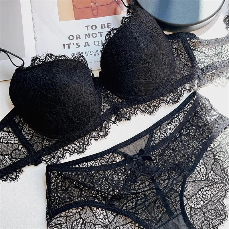 Ensemble de Lingerie Dentelle Pure Desire - Soutien-gorge & Culotte