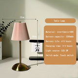 Lampe de Chevet LED Tactile - Abat-Jour Plissé