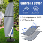 Housse de parasol imperméable et anti-UV 4 Saisons
