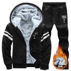 Ensemble Jogging Décontracté à Doublure Chaude - Gilet + Jogging