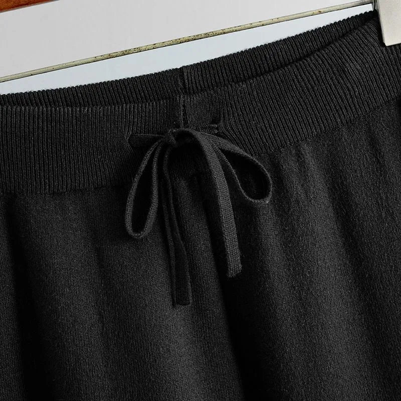 Ensemble décontractré Pull & Pantalon ample en tricot chaud