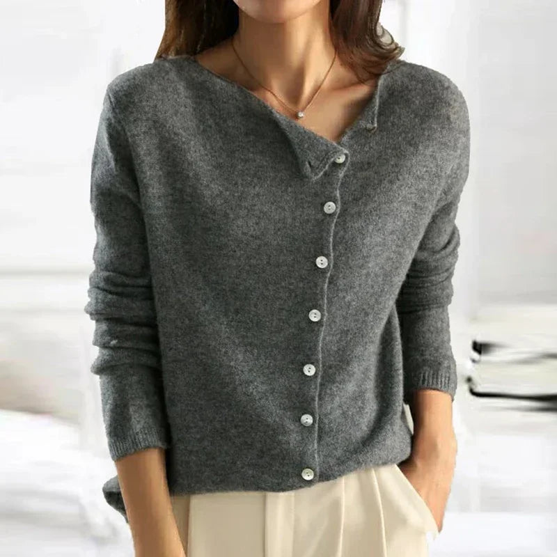 Cardigan à maille pour Femme - Boutons déstructurés