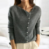 Cardigan à maille pour Femme - Boutons déstructurés