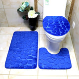 Set de 3 Tapis de Bain Ultra Doux & Antidérapants