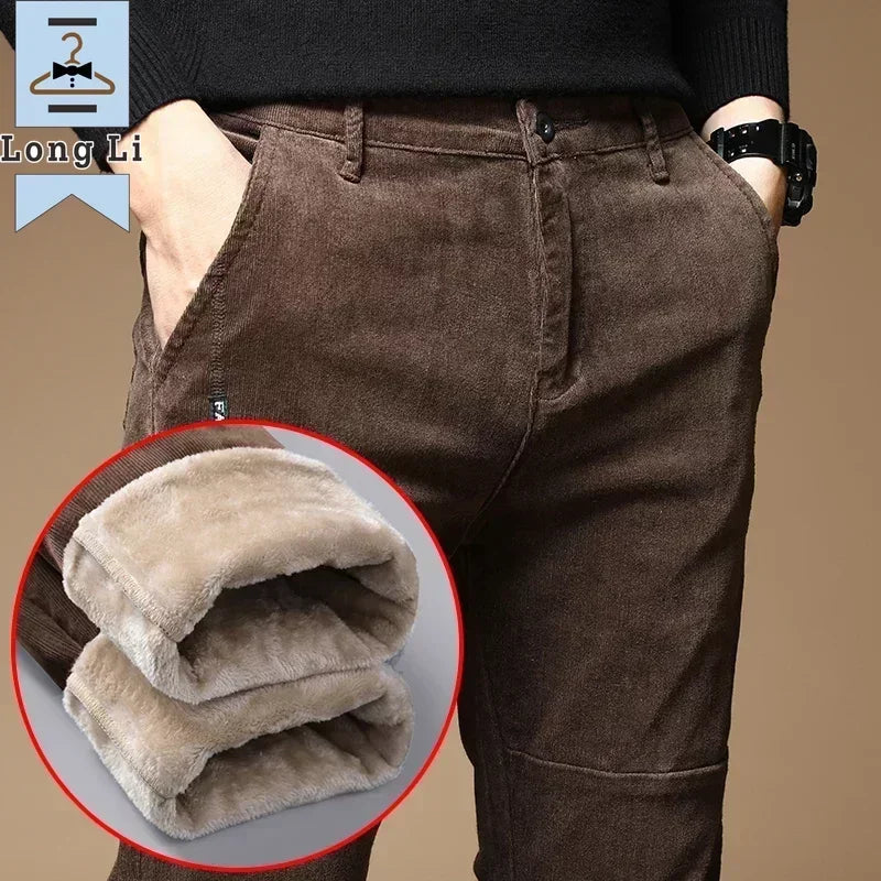 Pantalon en velour côtelé - Intérieur polaire