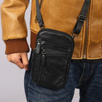 Sac Bandoulière Homme en Cuir - Élégant & Pratique