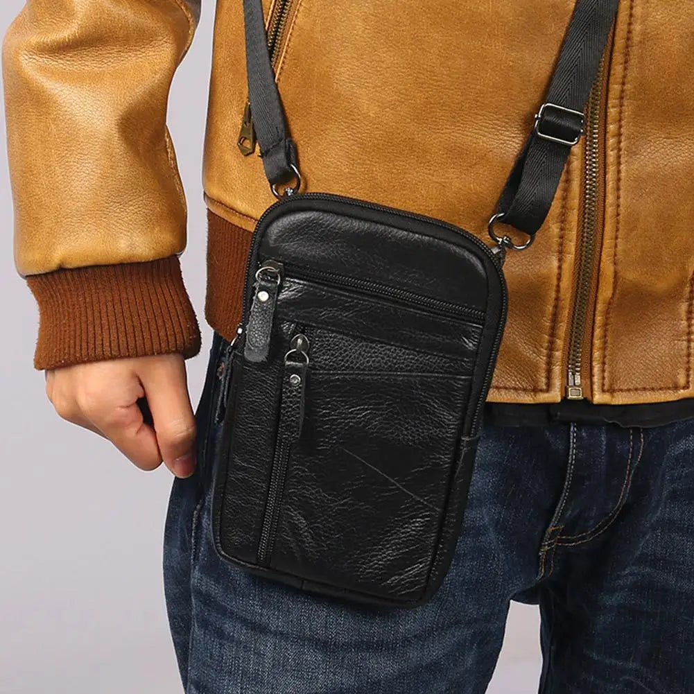 Sac Bandoulière Homme en Cuir - Élégant & Pratique