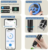 Microscope numérique WiFi connecté