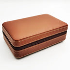 Boîte à Cigares de Rangement en Cuir - Idée Cadeau