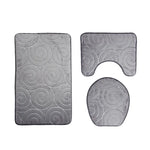 Set de 3 Tapis de Bain Ultra Doux & Antidérapants