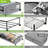 Rangement Gain de Place à Roulettes pour Dessous de Lit