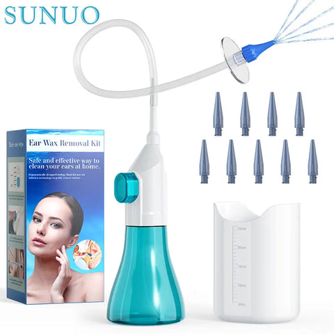 Kit Complet de Lavage Auriculaire – 10 Embouts