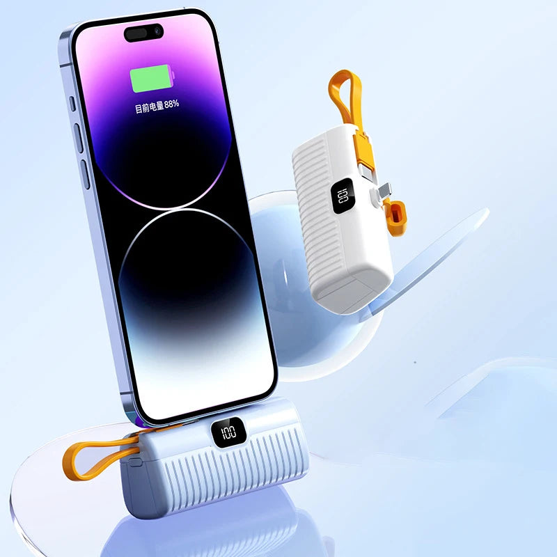 Mini Batterie externe 10000mAh - Apple et USB Type C