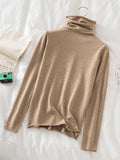 Pull à col roulé et manches longues pour Femme