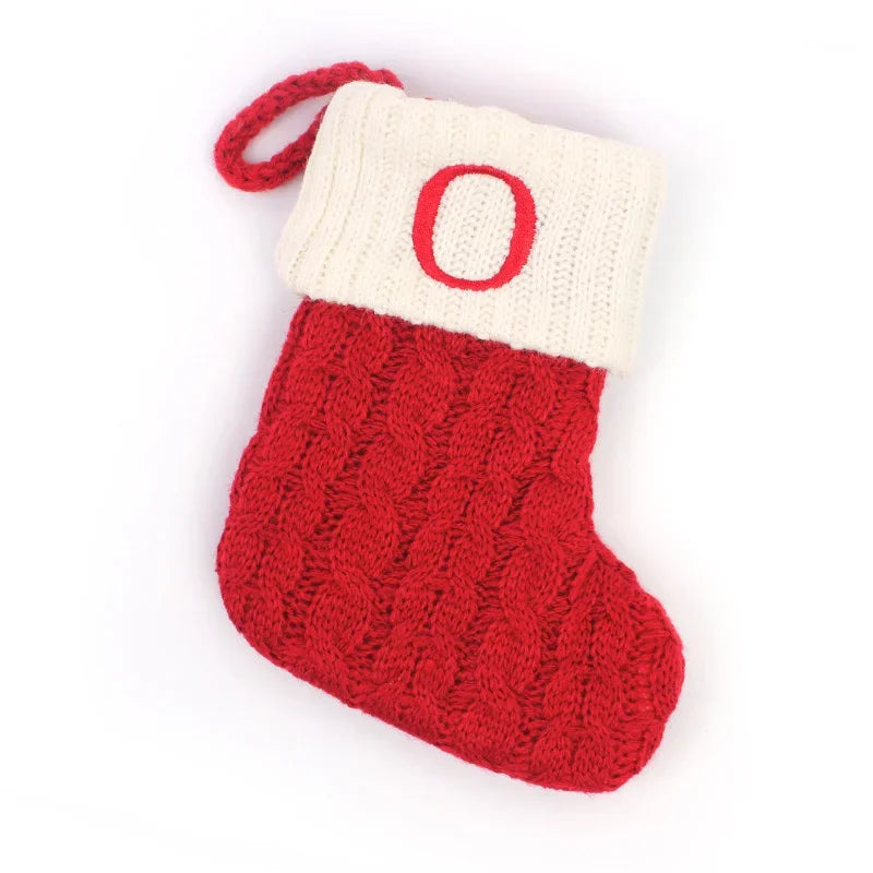 Chaussette de Noël à Suspendre avec Initiale