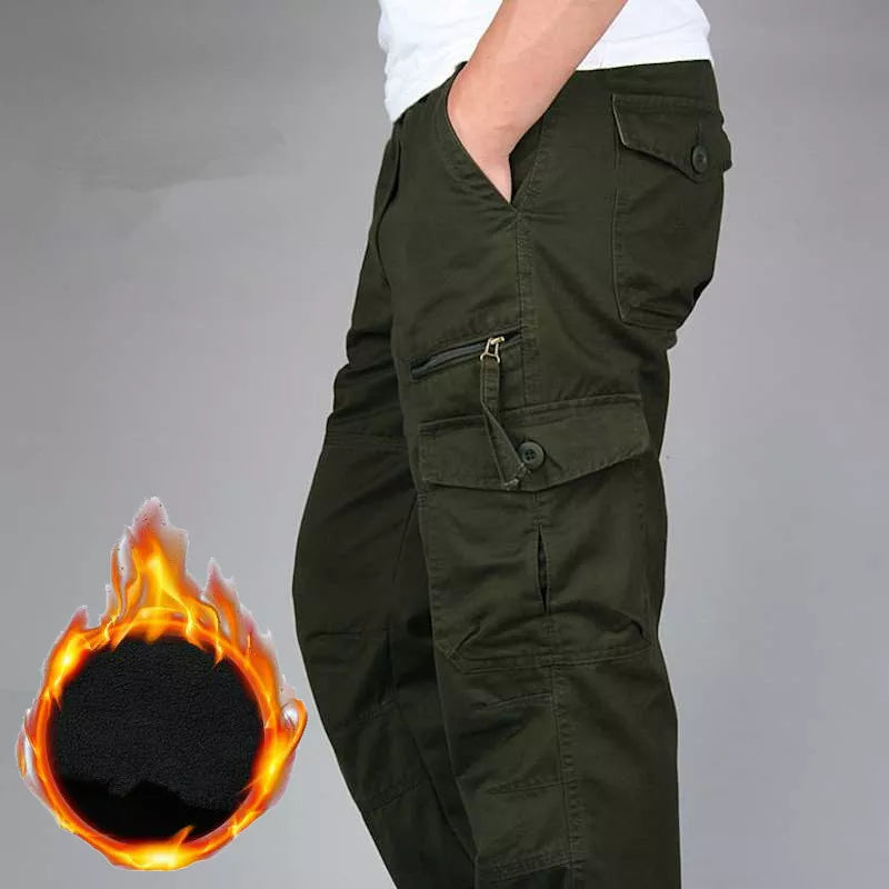 Pantalon militaire thermique - Multipoches Intérieur polaire
