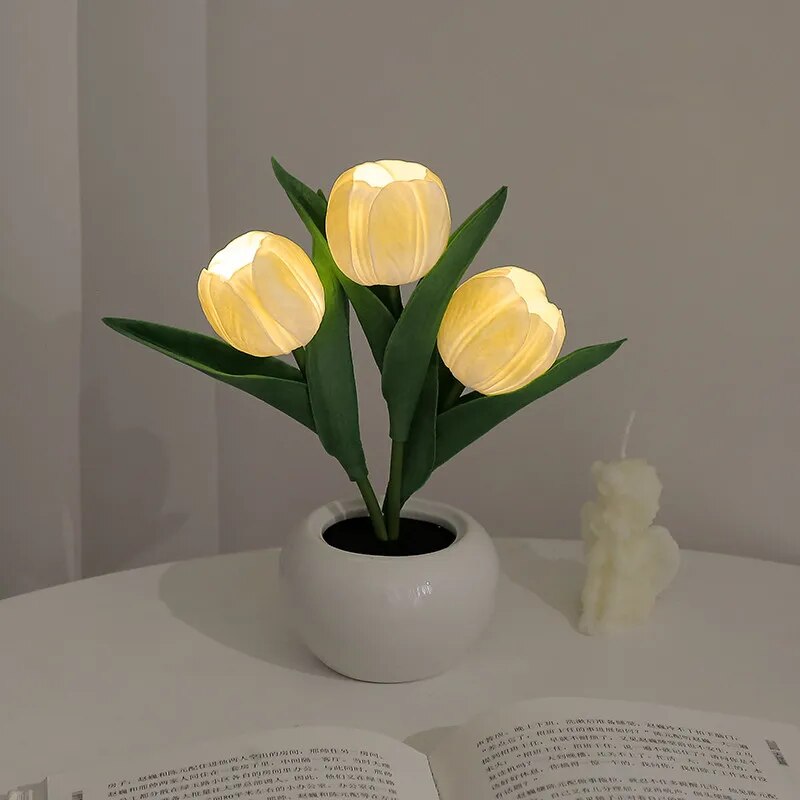 Lampe Tulipe Pot de fleur