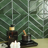 Lot de 10 PCS Autocollants 3D Effet Carrelage Waterproof