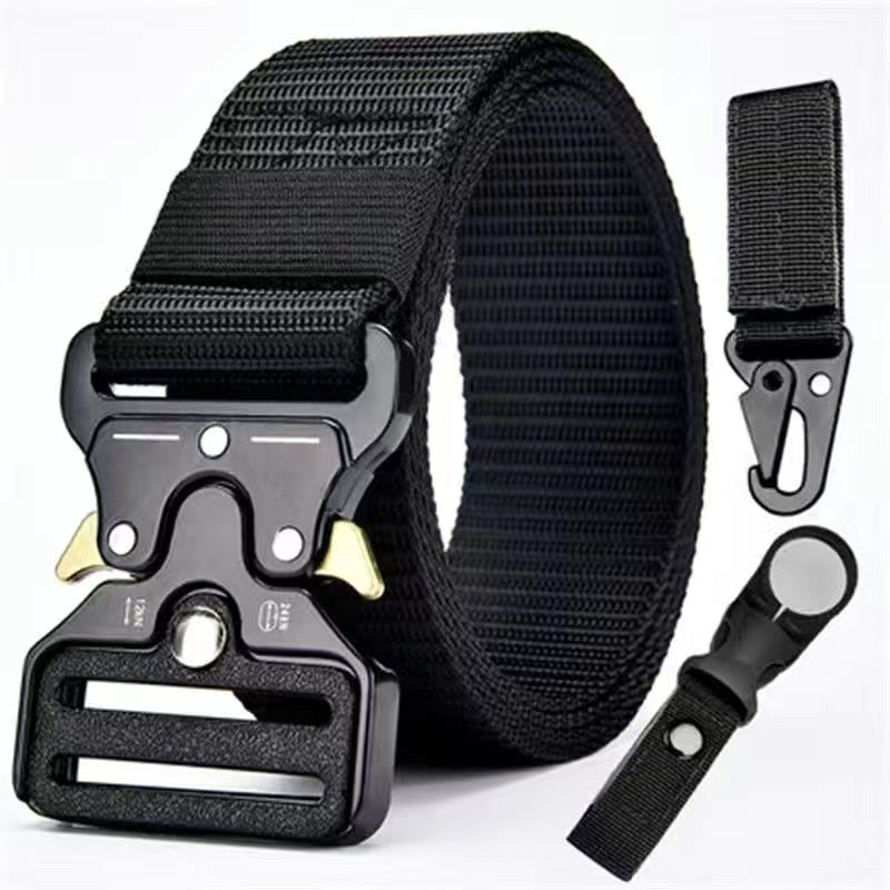 Ceinture COBRA tactique en nylon + 2 crochets pour clés et gourde OFFERTS