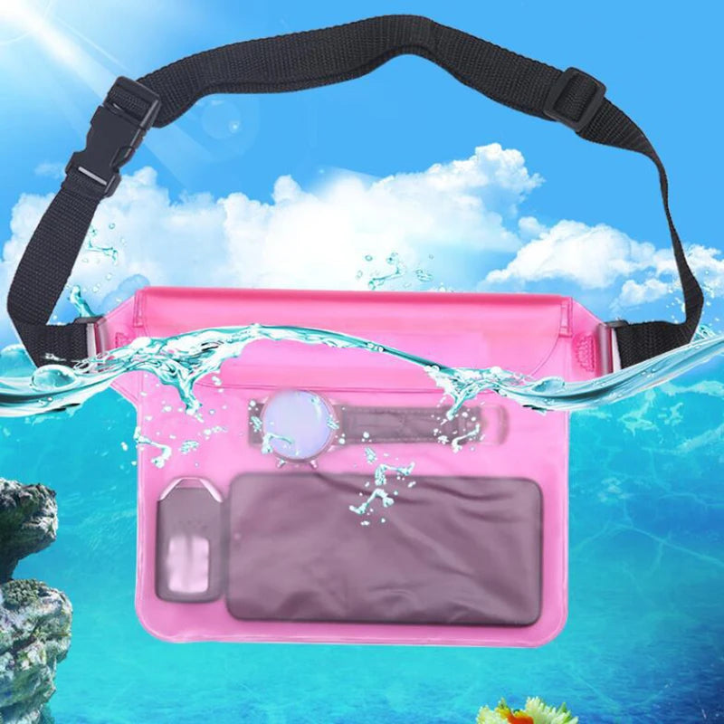 Lot de 2 Sacs bananes étanches pour téléphone et objets de valeur