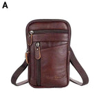 Men's Leather Messenger Bag - Stylish & Practical