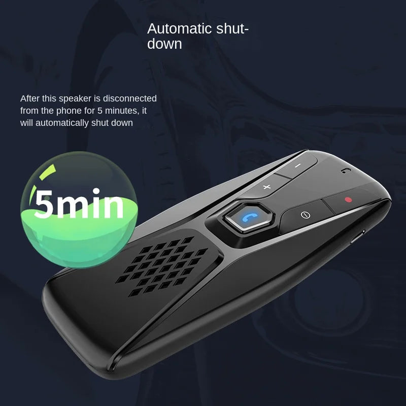 Kit mains libres Bluetooth Pare-soleil - Jusqu'à 2 appareils et 100h d'autonomie