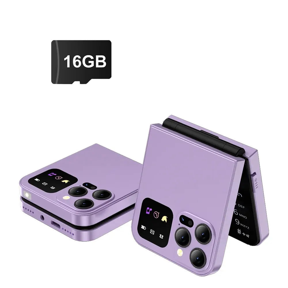 Téléphone Portable Pliable Servo A50 pro Flip - Dual Sim & Flash