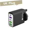Chargeur 240W Rapide 3 Ports USB & 2 Type-C + Chargeur