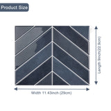 Lot de 10 PCS Autocollants 3D Effet Carrelage Waterproof