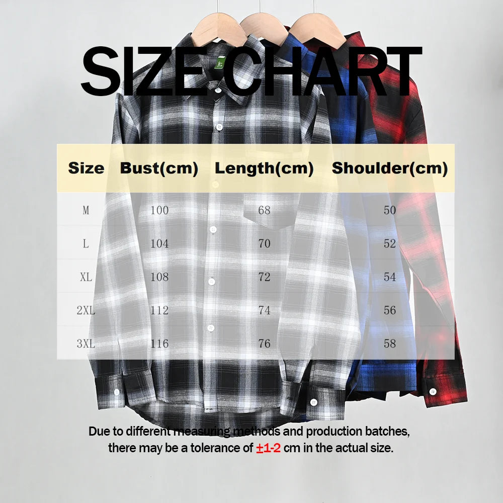 Chemise Homme à Carreaux à Manches Longues - Idéale pour l'Automne