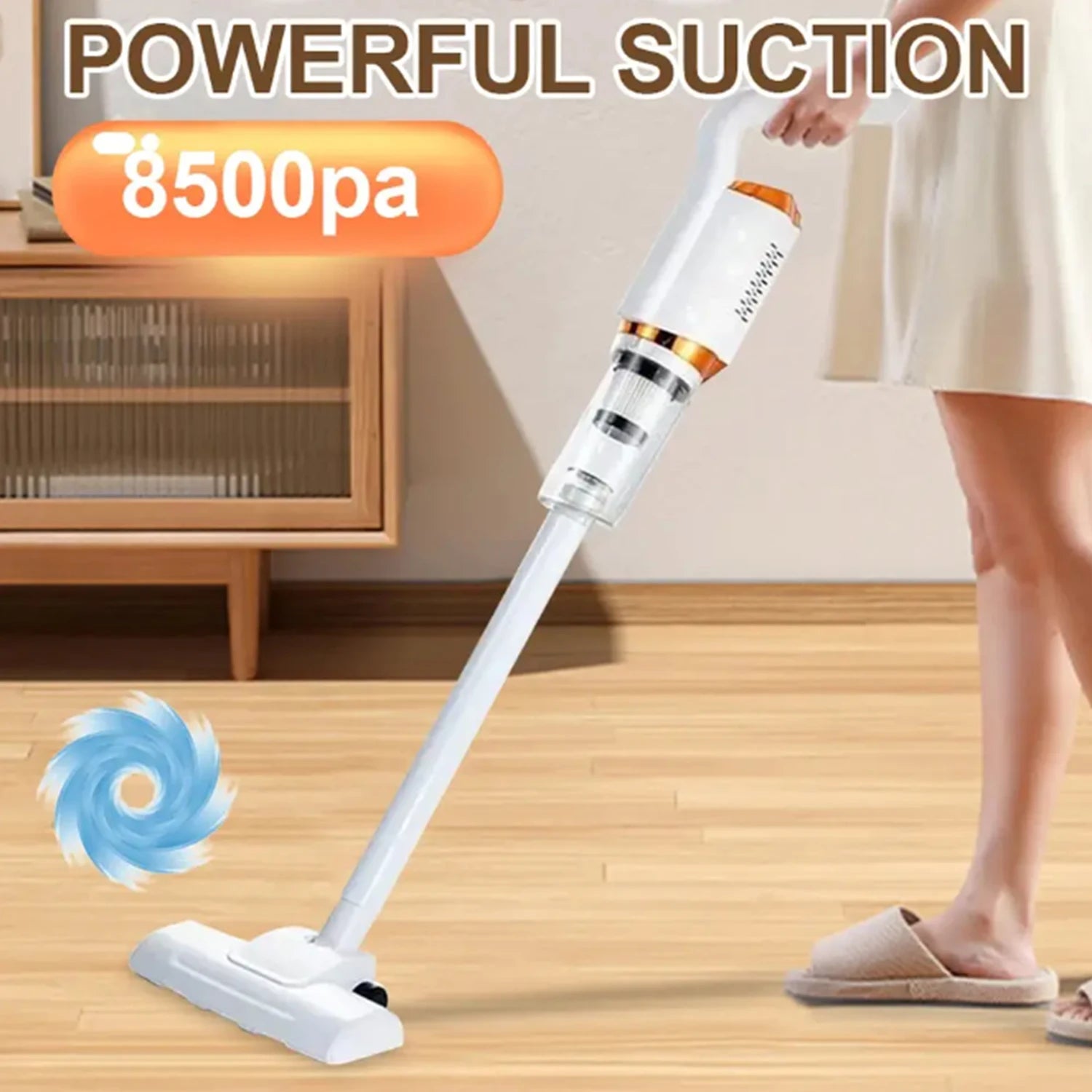 Aspirateur Ménager Sans Fil 2000mAh