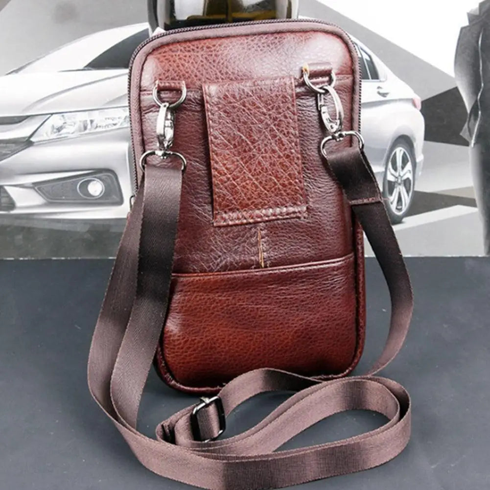 Sac Bandoulière Homme en Cuir - Élégant & Pratique