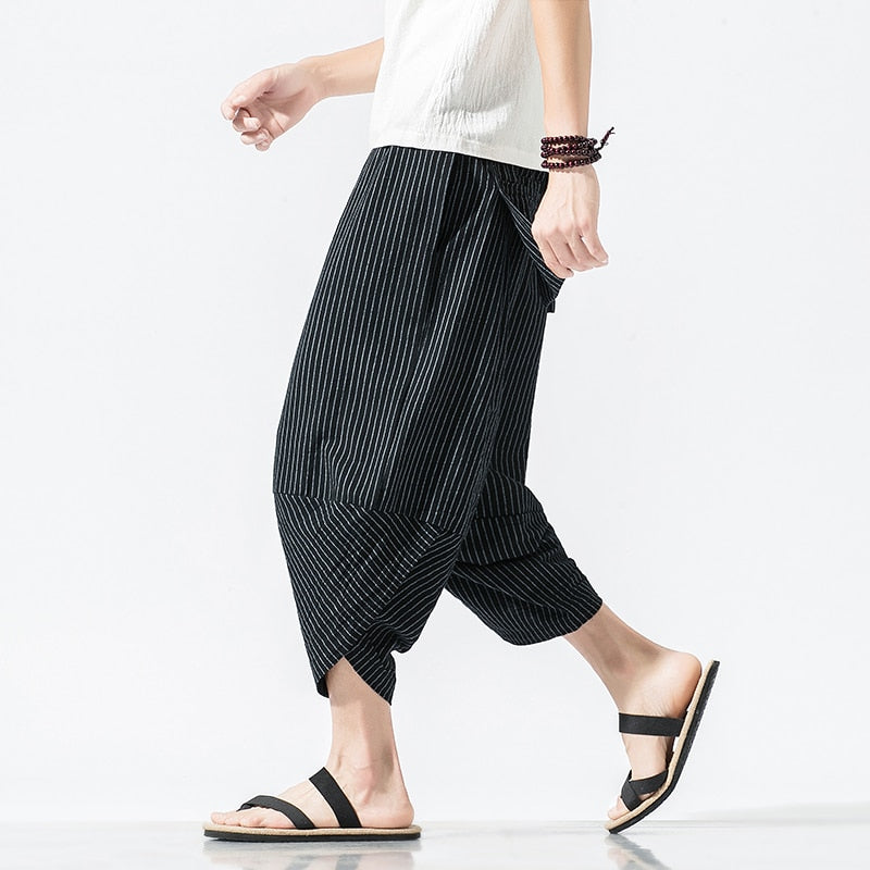 Pantalon croisé Harajuku décontracté