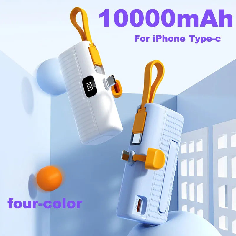 Mini Batterie externe 10000mAh - Apple et USB Type C