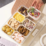Lunch Box pour snacks à 8 compatiments avec poignée