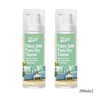 2x Détachants Mousse à Sec pour Tissu - Matelas, Canapé, Tapis...
