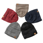Bonnet décontracté doublé de fourrure - Modèle Mixte