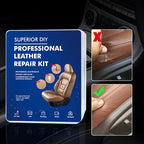 Kit Réparation Cuir Professionnel DIY — 6 Coloris, Rayures & Fissures, Siège Auto & Canapé