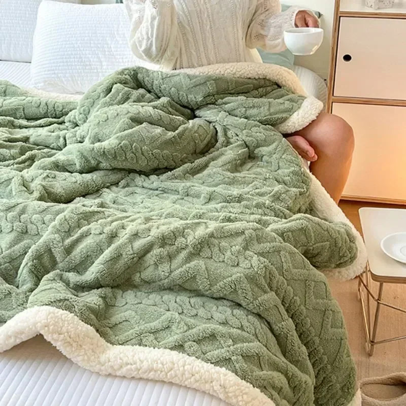 Plaid Molletonné en Flanelle ULTRA Chaud