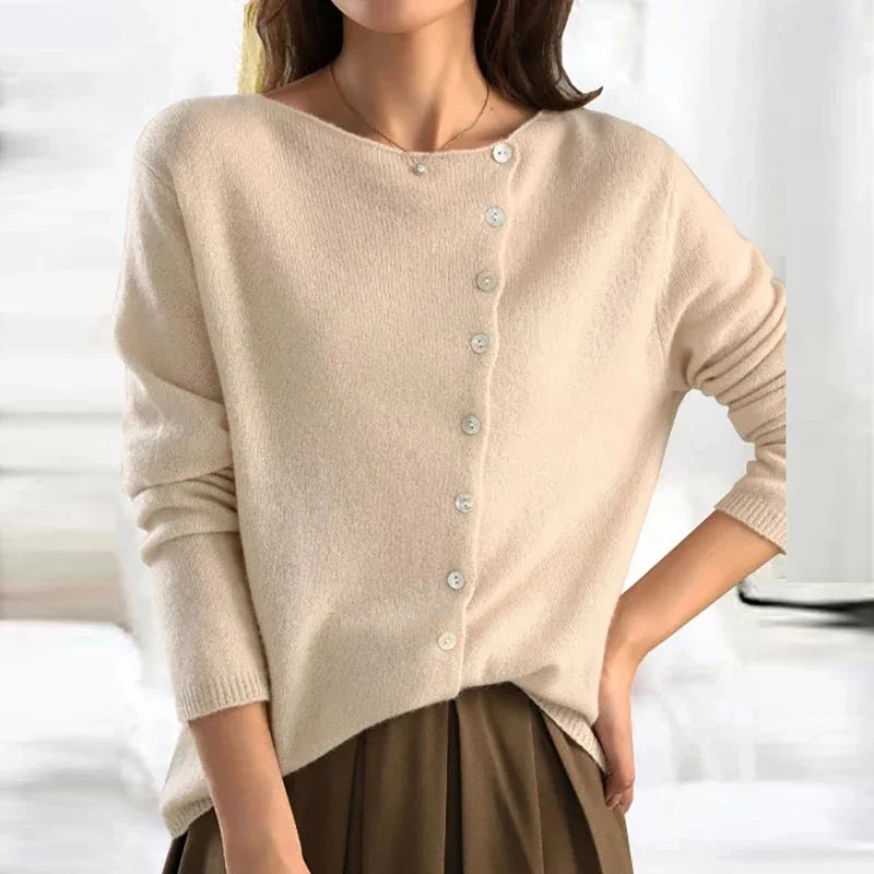 Cardigan à maille pour Femme - Boutons déstructurés