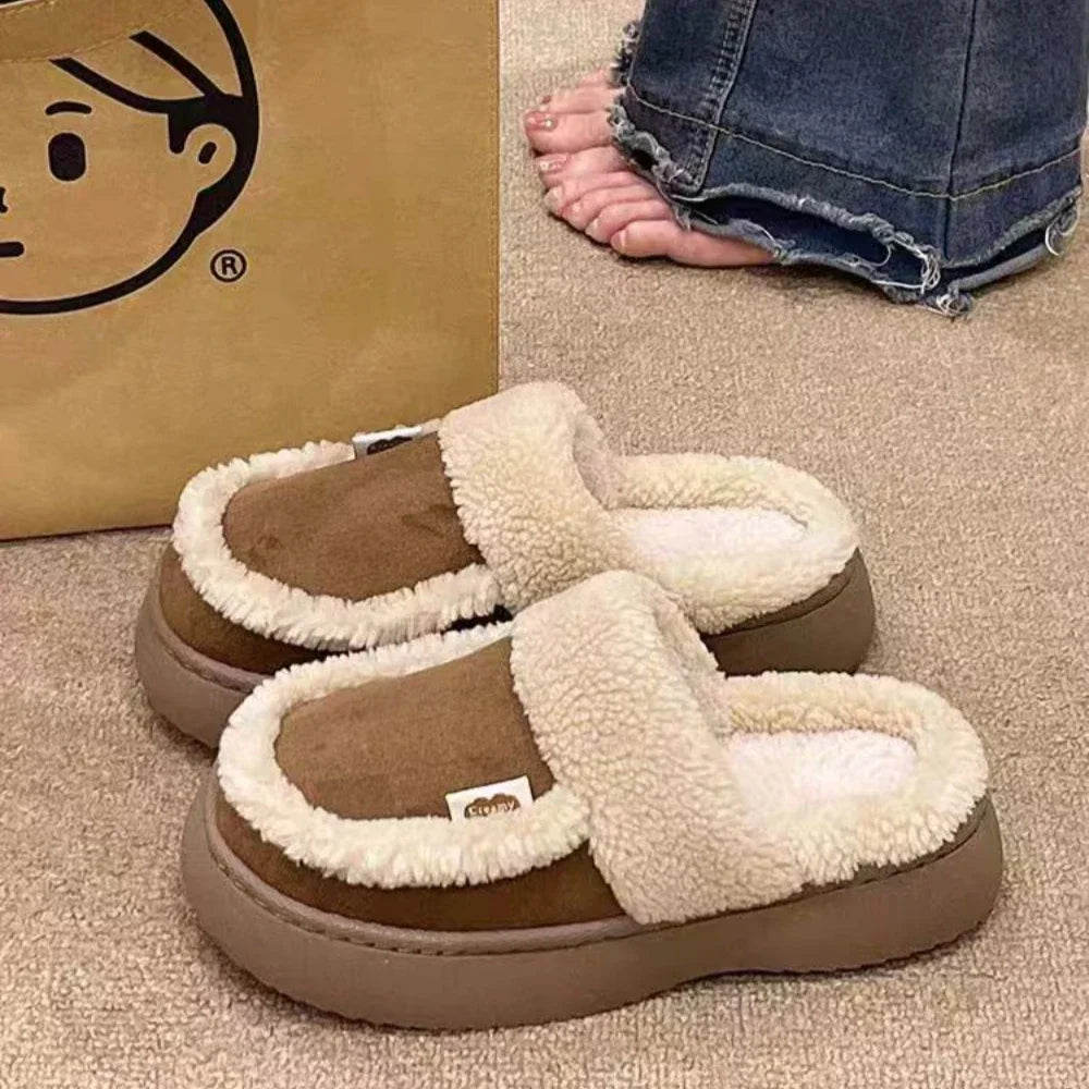 Pantoufles intérieur polaire Style Mocassins - Femmes