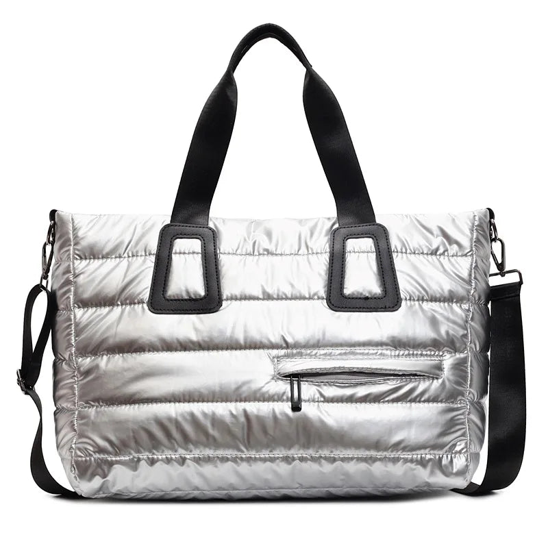 Sac Grande Capacité Matelassé Métallique Imperméable