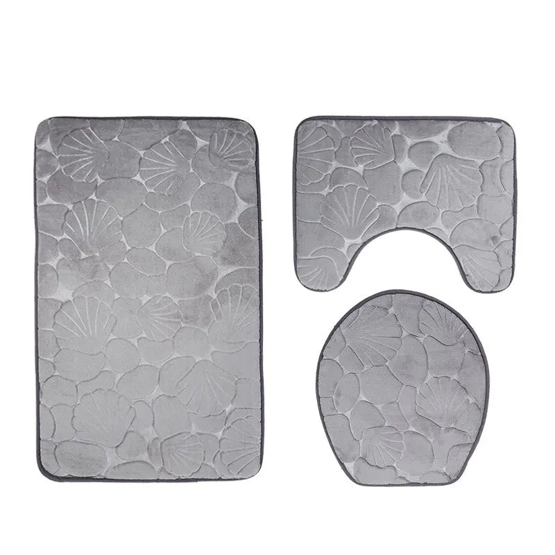 Set de 3 Tapis de Bain Ultra Doux & Antidérapants