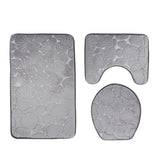 Set de 3 Tapis de Bain Ultra Doux & Antidérapants