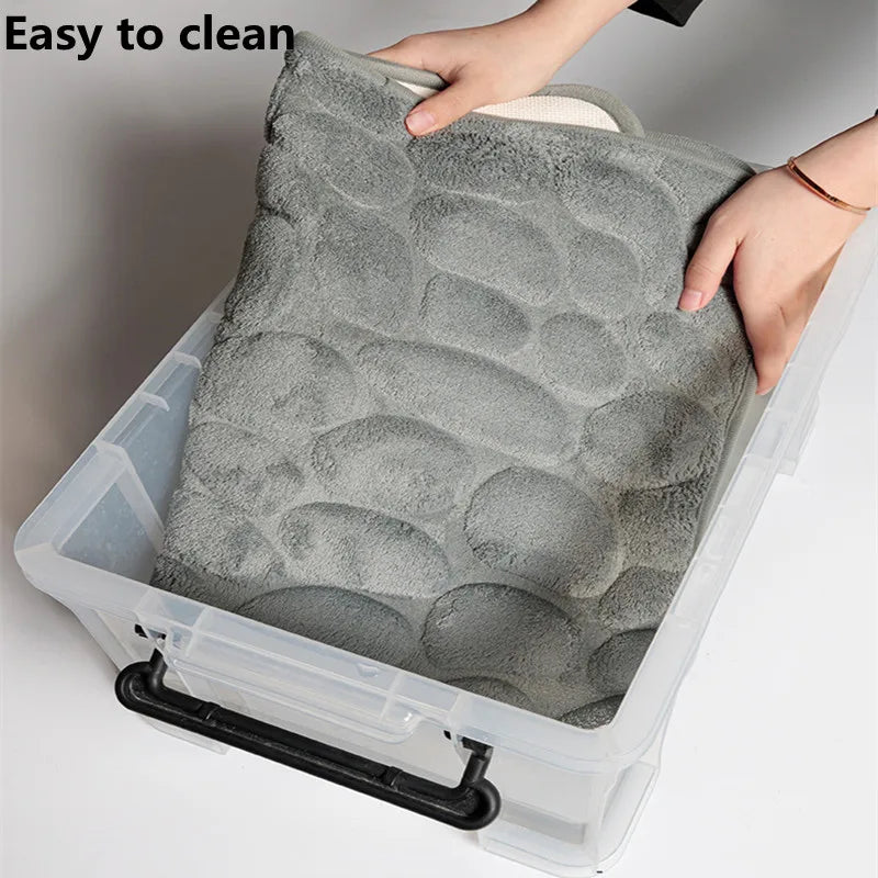 Set de 3 Tapis de Bain Ultra Doux & Antidérapants