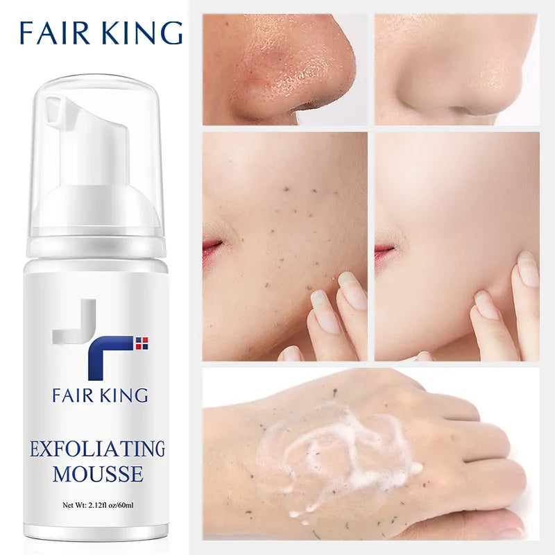 Mousse exfoliante pour le visage - Nettoie, Purifie et Hydrate