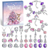 Calendrier de l'Avent 24J Bracelet Charms - Idée Cadeau
